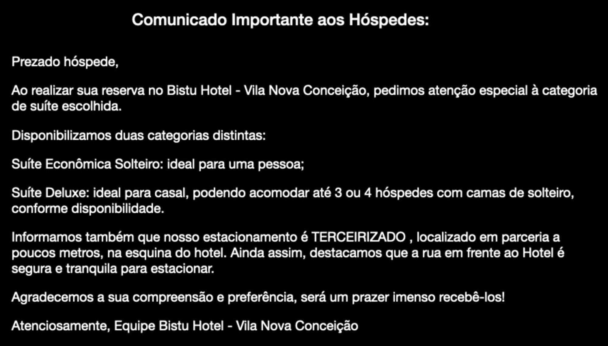 סאו פאולו Bistu Hotel - Vila Nova Conceicao מראה חיצוני תמונה